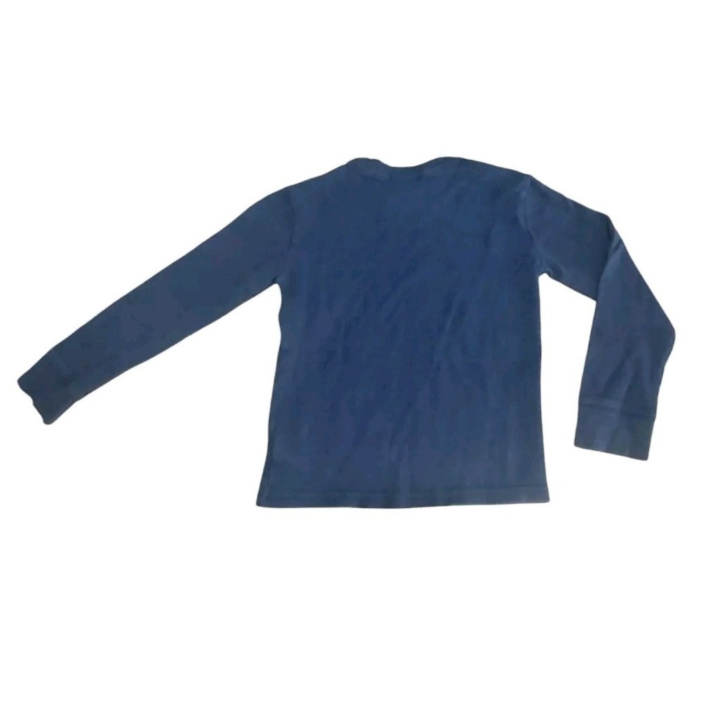Polo Ralph Lauren Boys Blue Cotton Jersey Long Sleeve Shirt Size S(8)